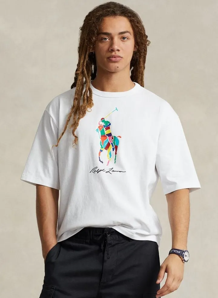Relaxed Fit Big Pony Jersey T-Shirt