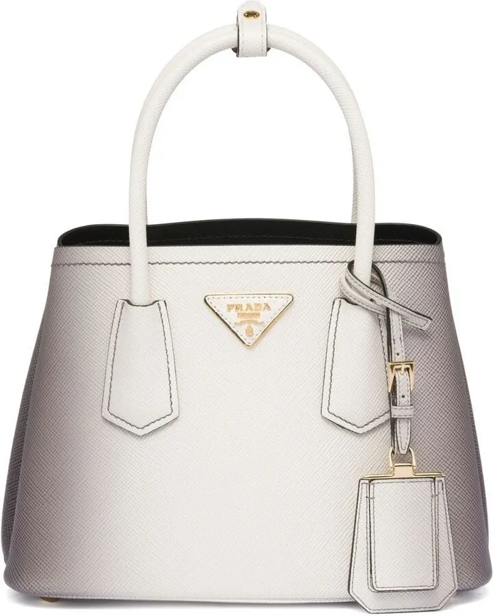 Double Saffiano leather mini bag