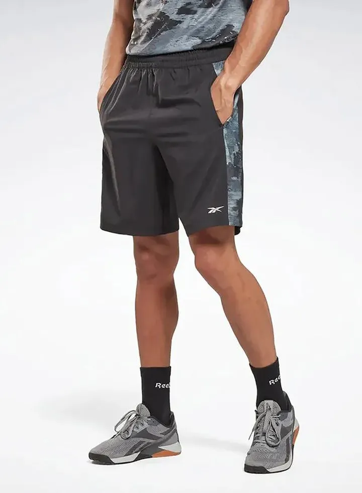 Train Camo Woven Shorts