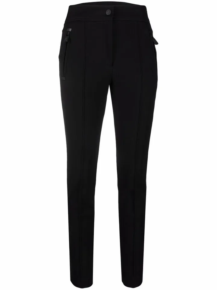 Zip-Pockets Slim-Cut Trousers