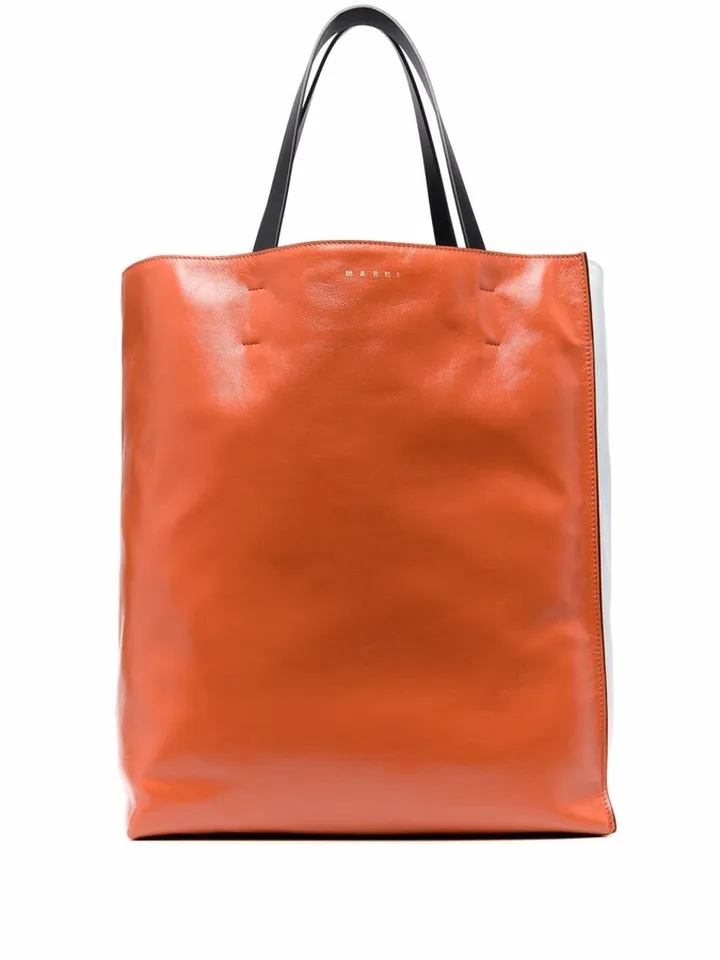 Large Logo Print Tote Bag