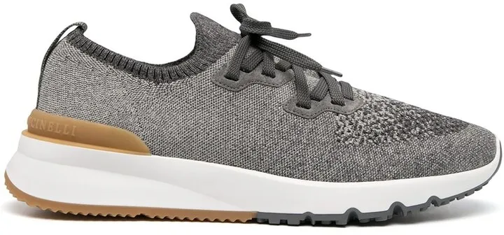 Knitted Low-Top Sneakers