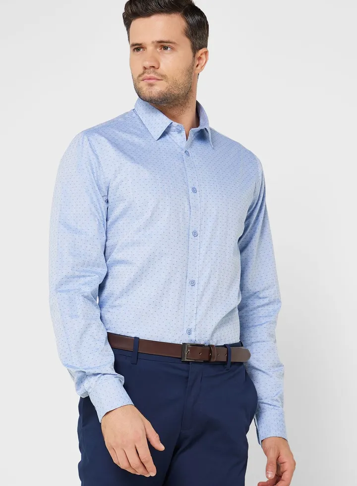 Dobby Full Sleeve Formal Shirt