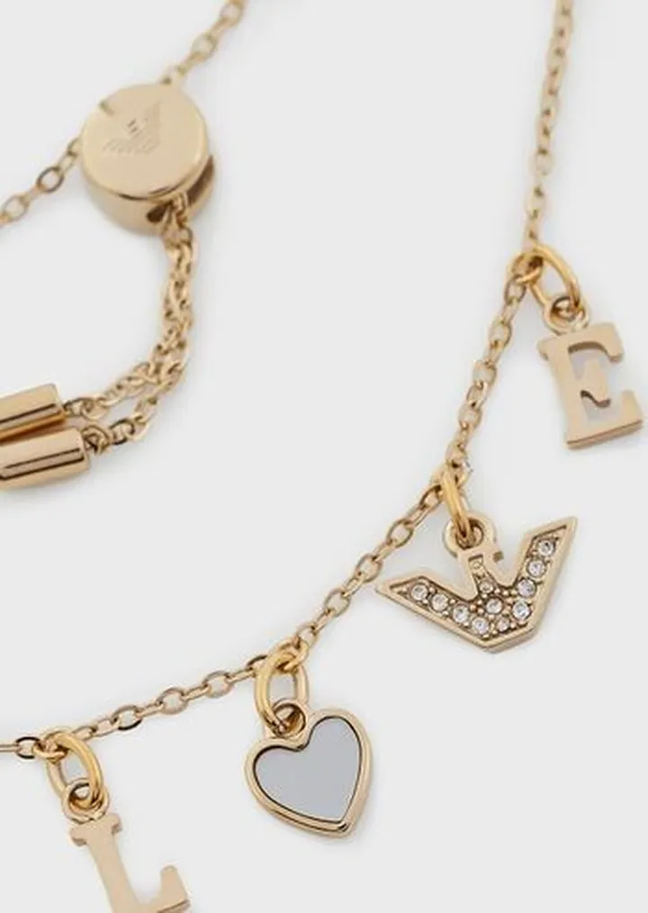 White Mother of Pearl Chain Bracelet