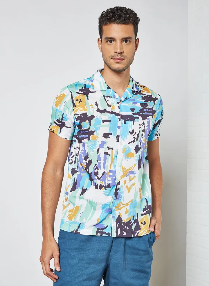 Abstract Print Shirt