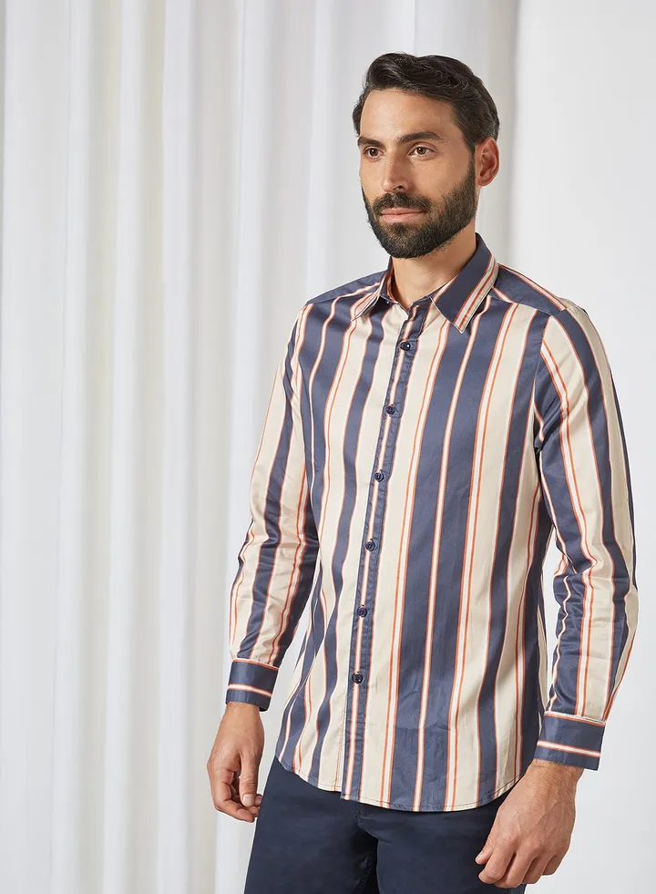 Striped Slim Fit Shirt