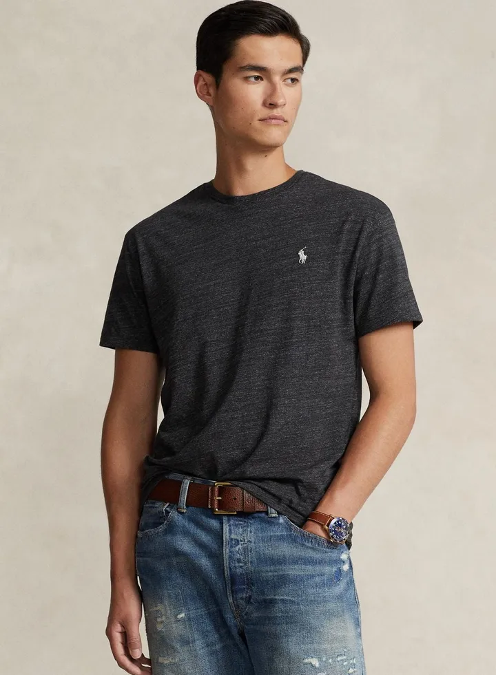 Custom Slim Fit Jersey Crewneck T-Shirt