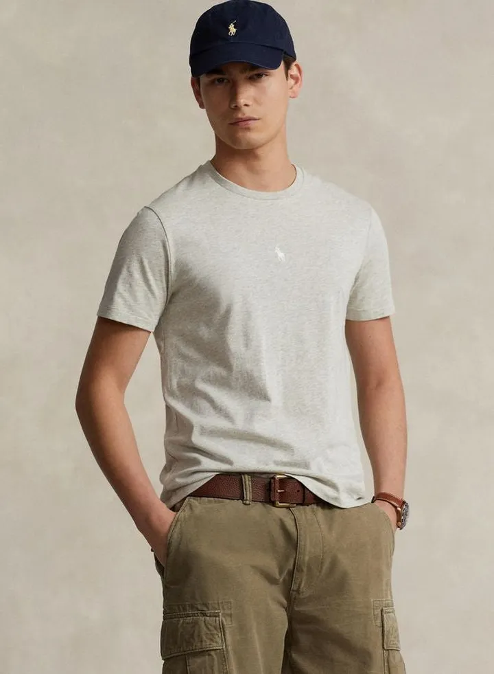 Custom Slim Fit Jersey Crewneck T-Shirt