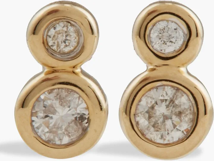 14-Karat Gold Diamond Earrings