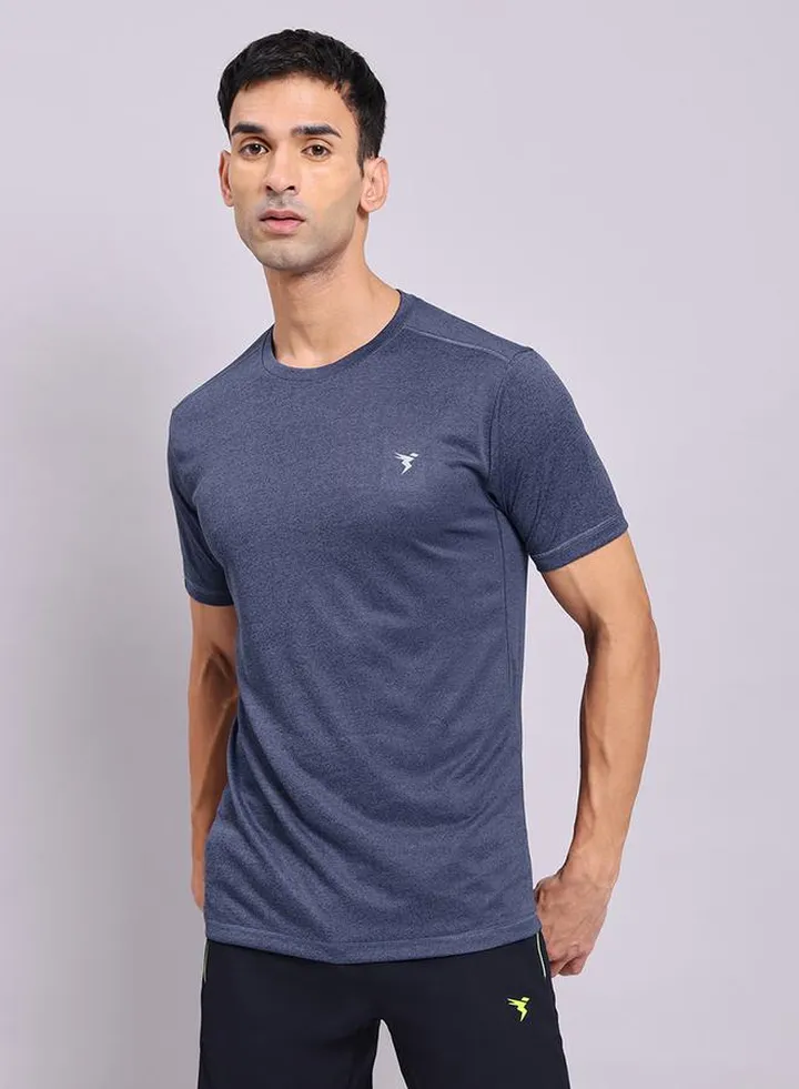 Melange Round Neck T-Shirt