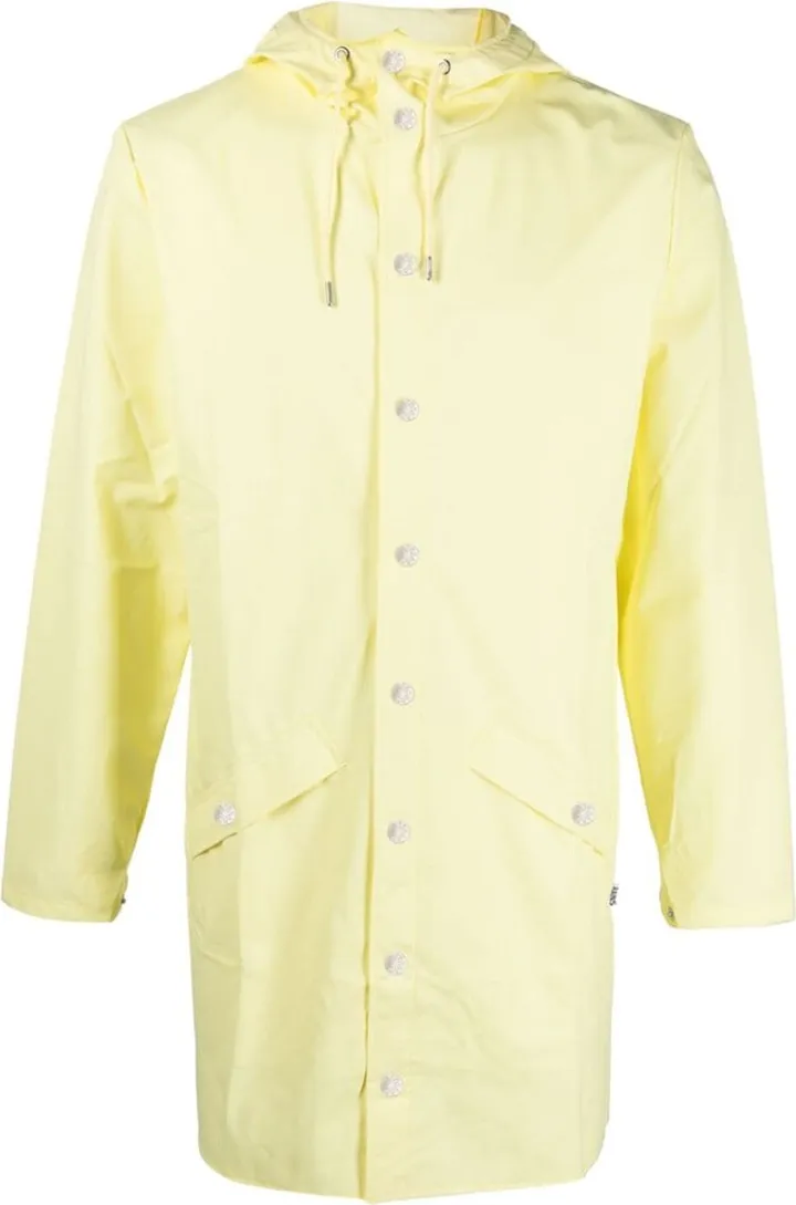 Hooded Long-Sleeve Raincoat
