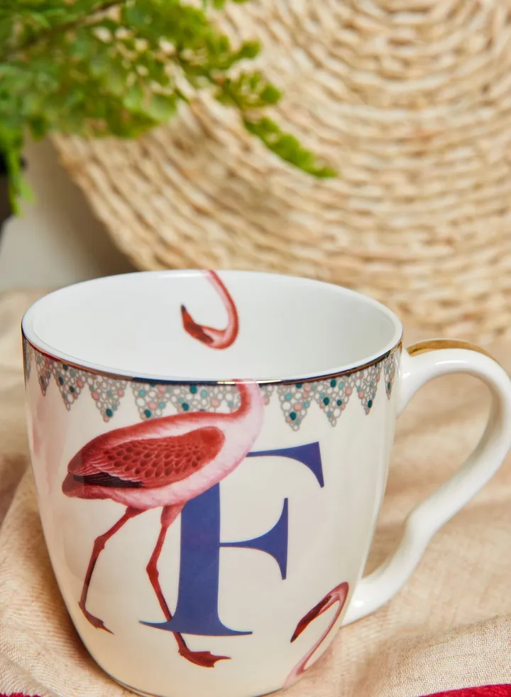 Alphabet Mug - Flamingo