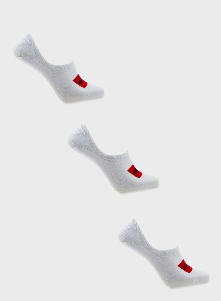 3 Pack Logo Socks