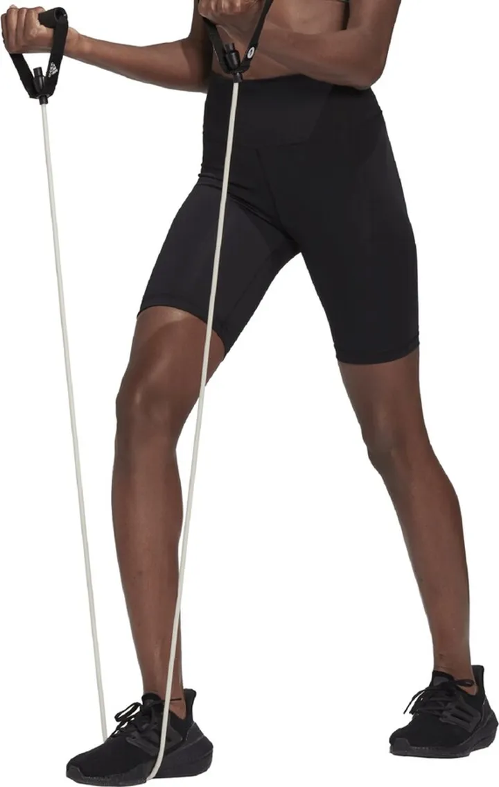 adidas Women's Optime Training High Rise Bike Short Tights