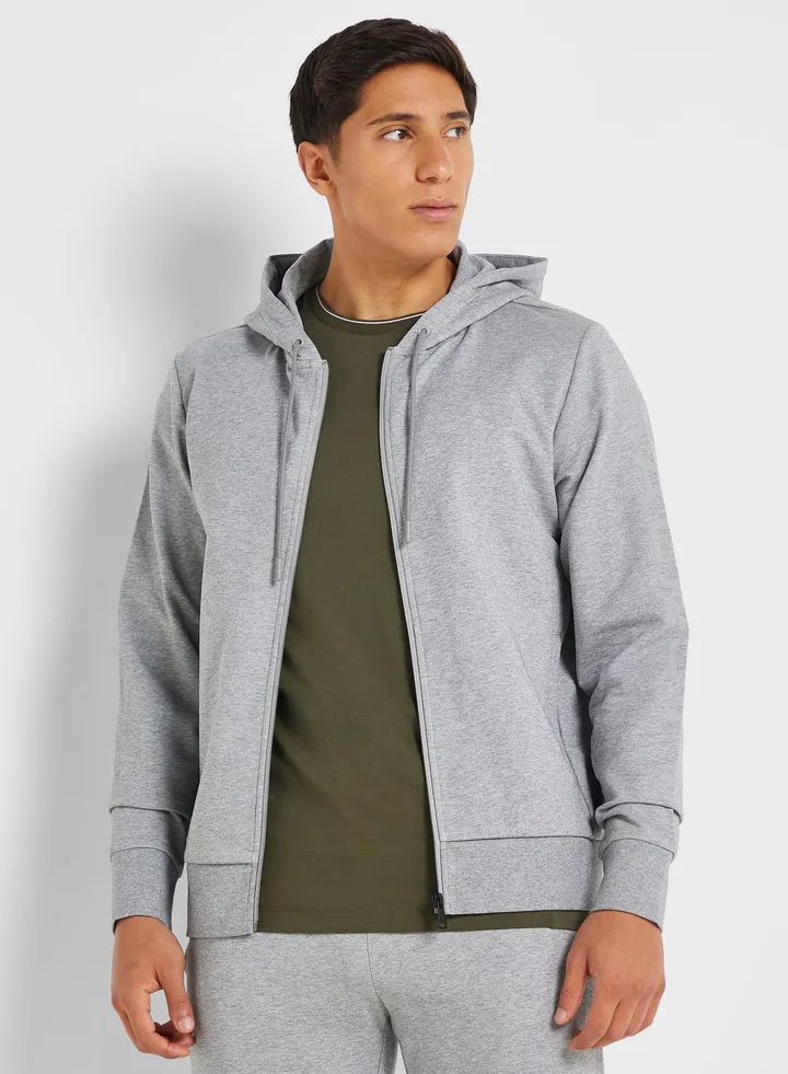 Essential Zippered Hoodie