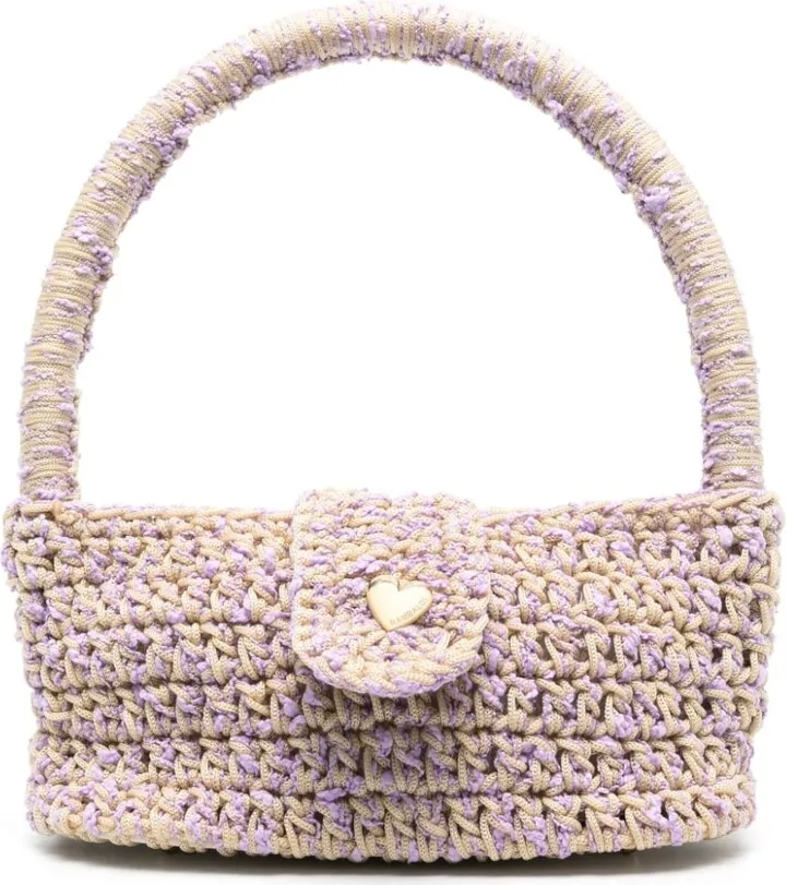 Crochet-Knit Mini Bag