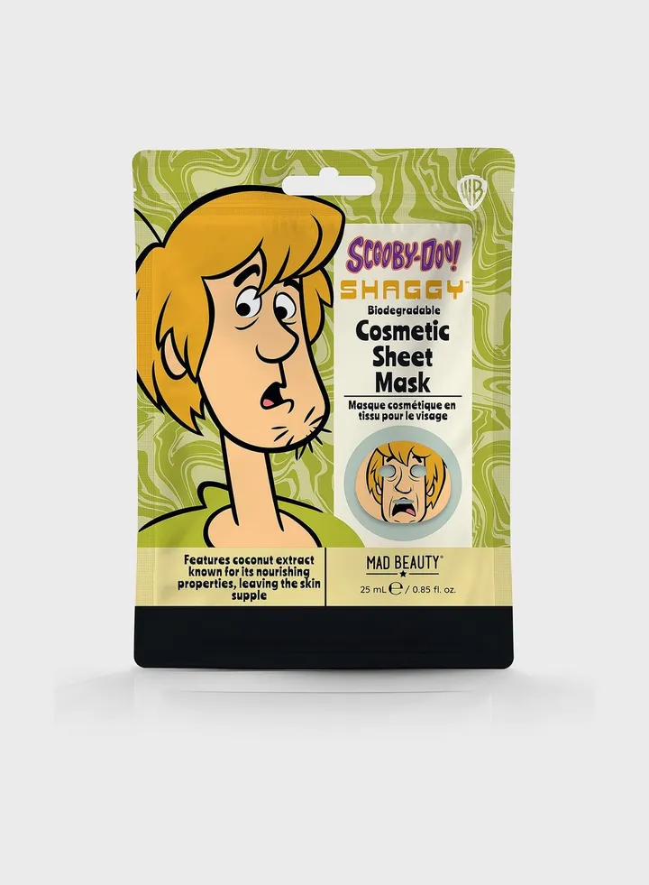 Scooby Doo Cosmetic Sheet Mask Shaggy