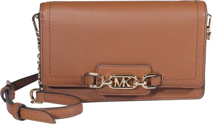 Michael Michael Kors Heather Logo Plaque Crossbody Bag