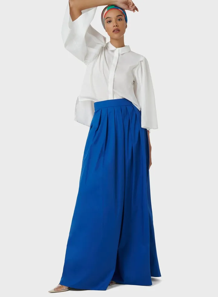 Maxi Knife Pleat Skirt