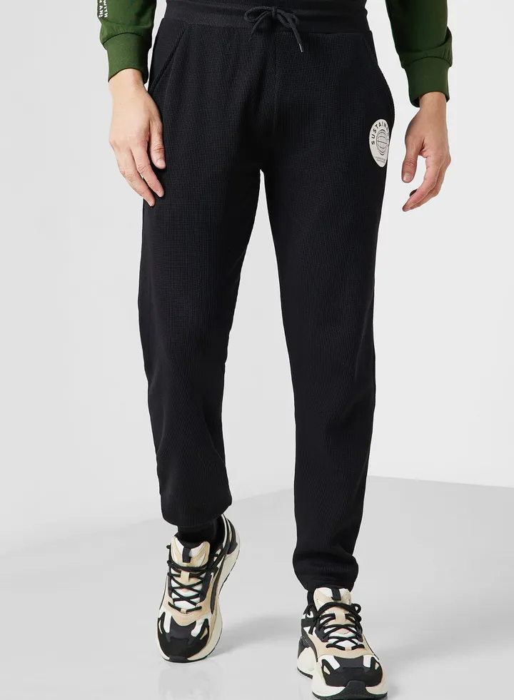 Sustainable Waffle Knit Sweatpants