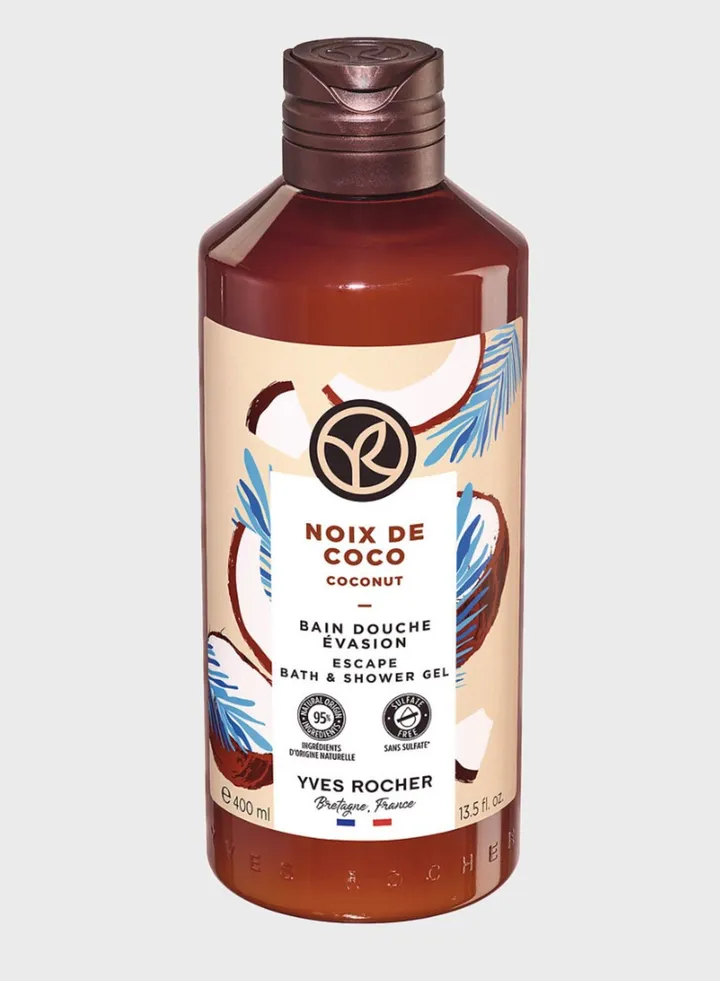 Bath And Shower Gel Coconut 400 Ml Bottle