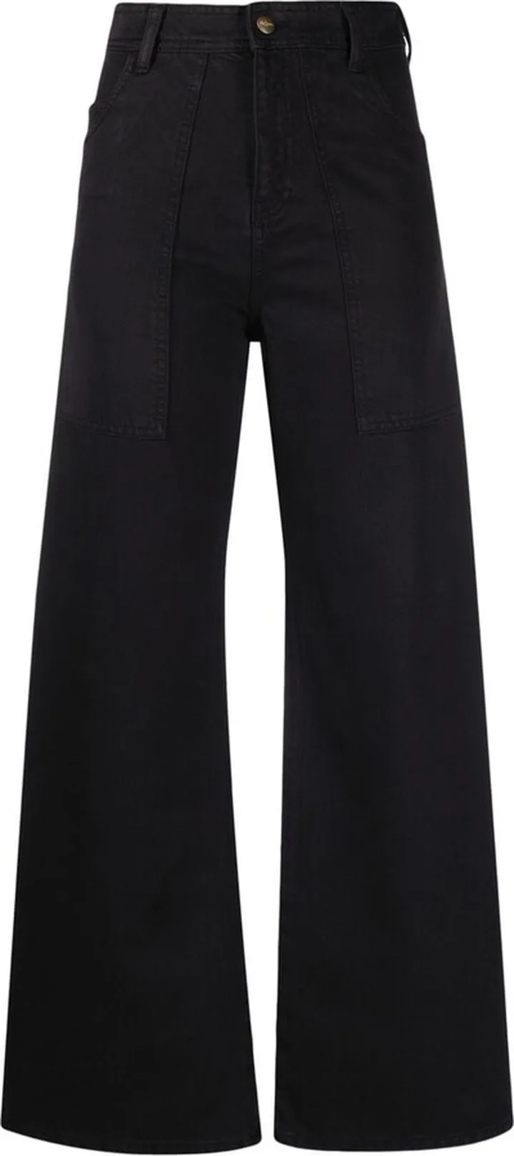 High-Waisted Wide-Leg Jeans