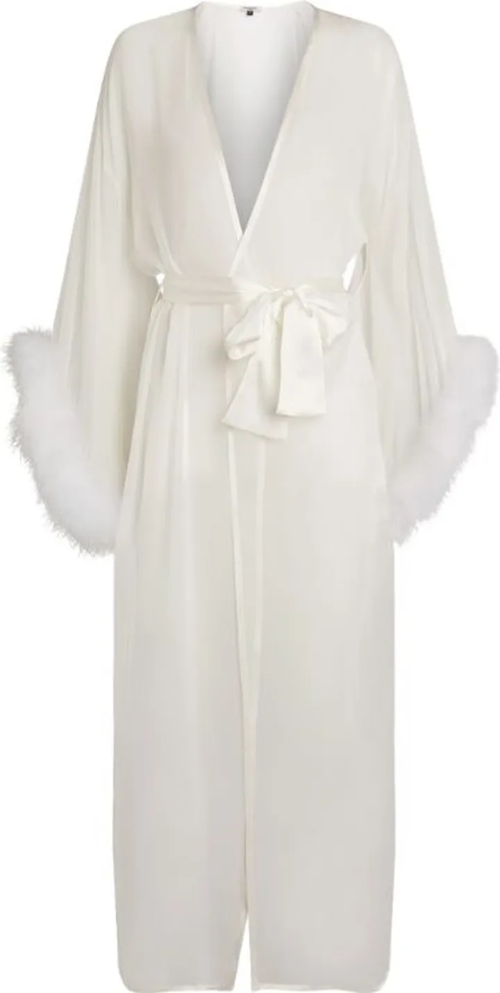 Gilda & Pearl Gp Robe Long Marabou