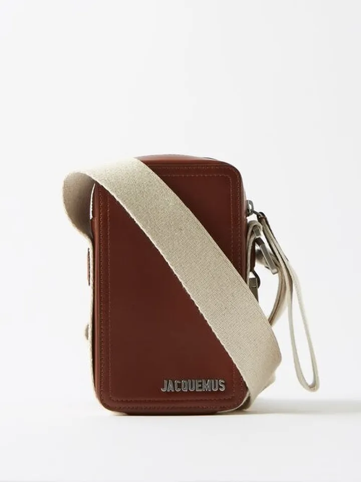 Cuerda Grained-leather Cross-body Bag
