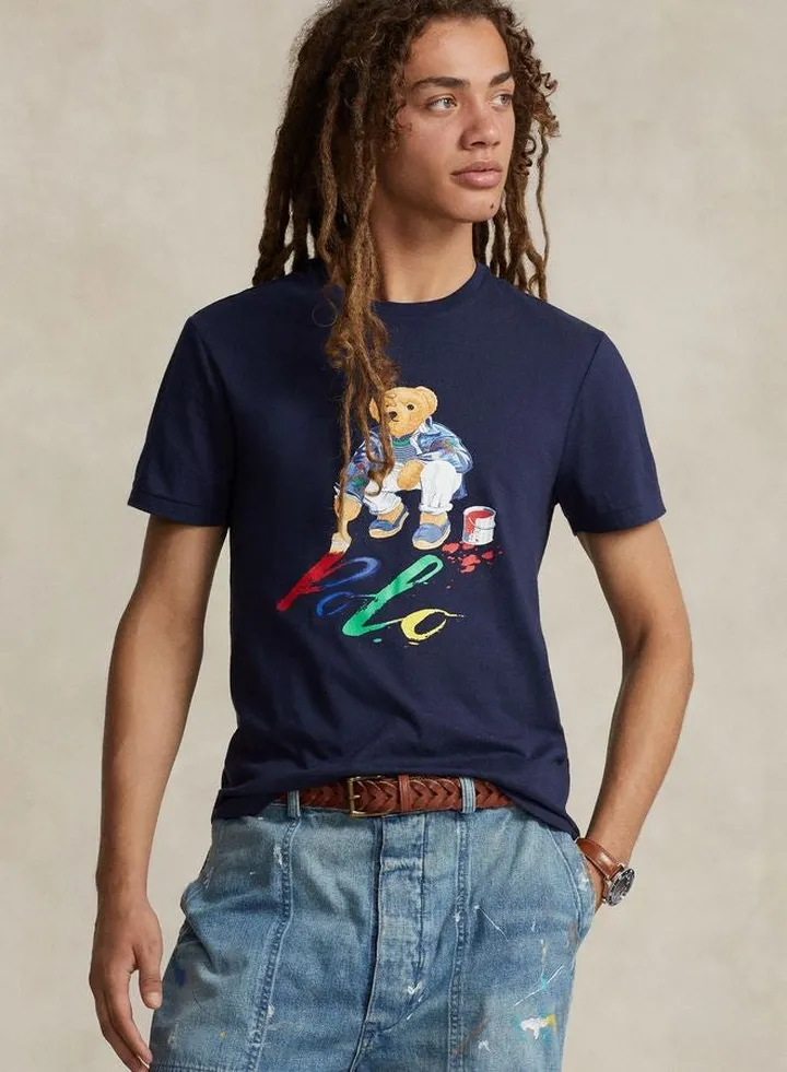 Custom Slim Fit Polo Bear Jersey T-Shirt