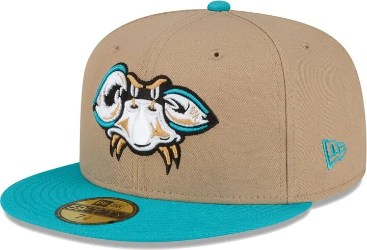 Men's New Era Tan Bowie Baysox Copa De La Diversion 59FIFTY Fitted Hat