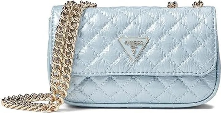 GUESS Spark Micro Mini (Powder Blue) Handbags