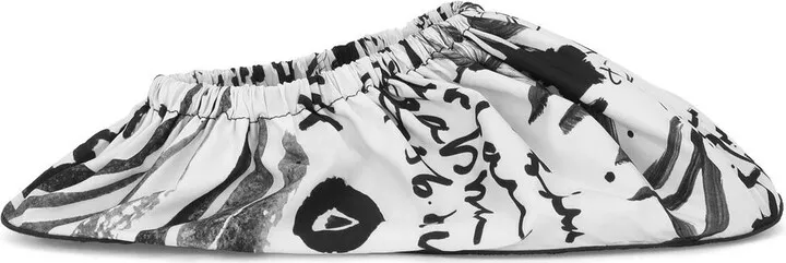 Abstract-Print Slip-On Shoes