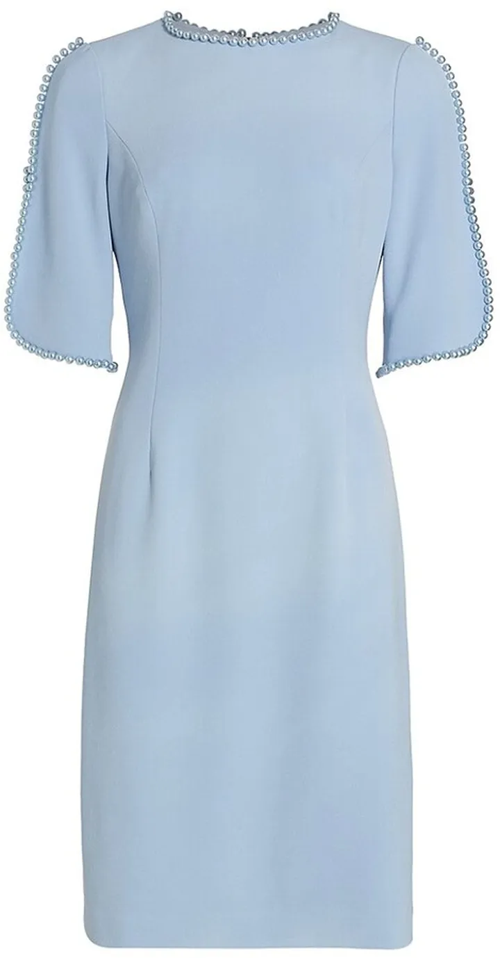 Faux Pearl Sheath Dress