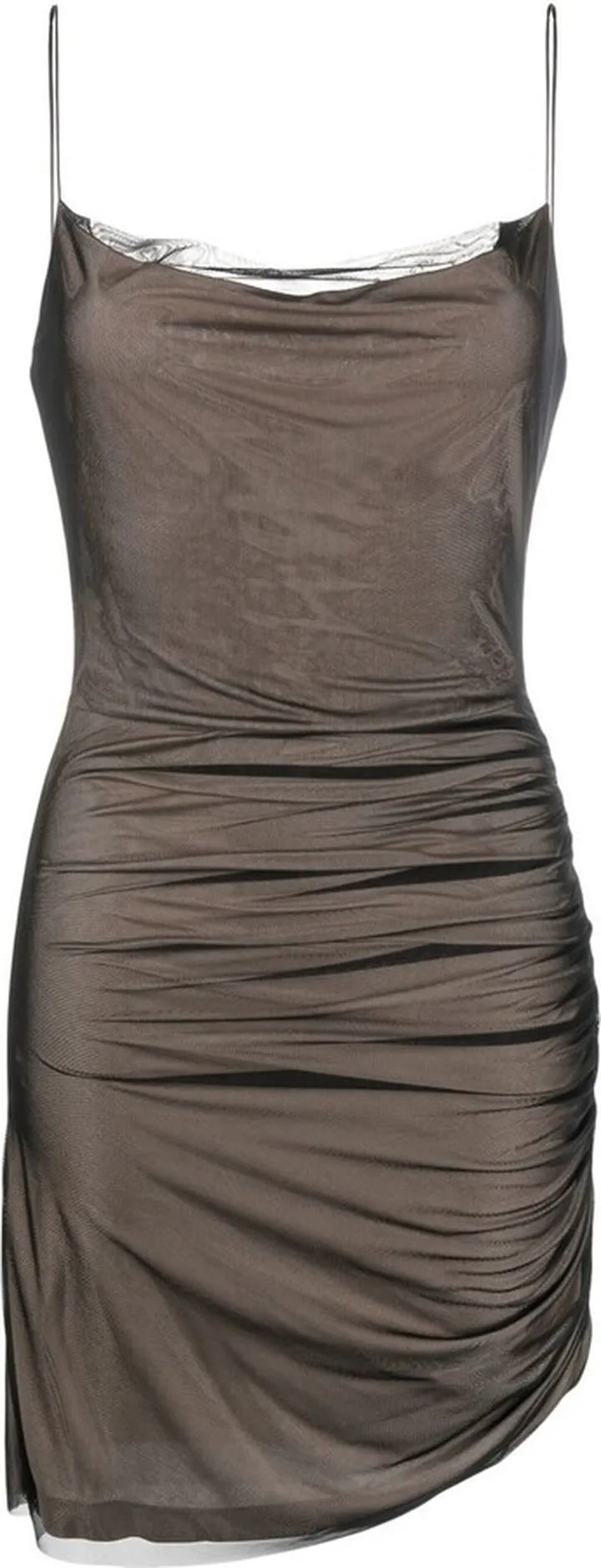 Gathered-Detail Minidress