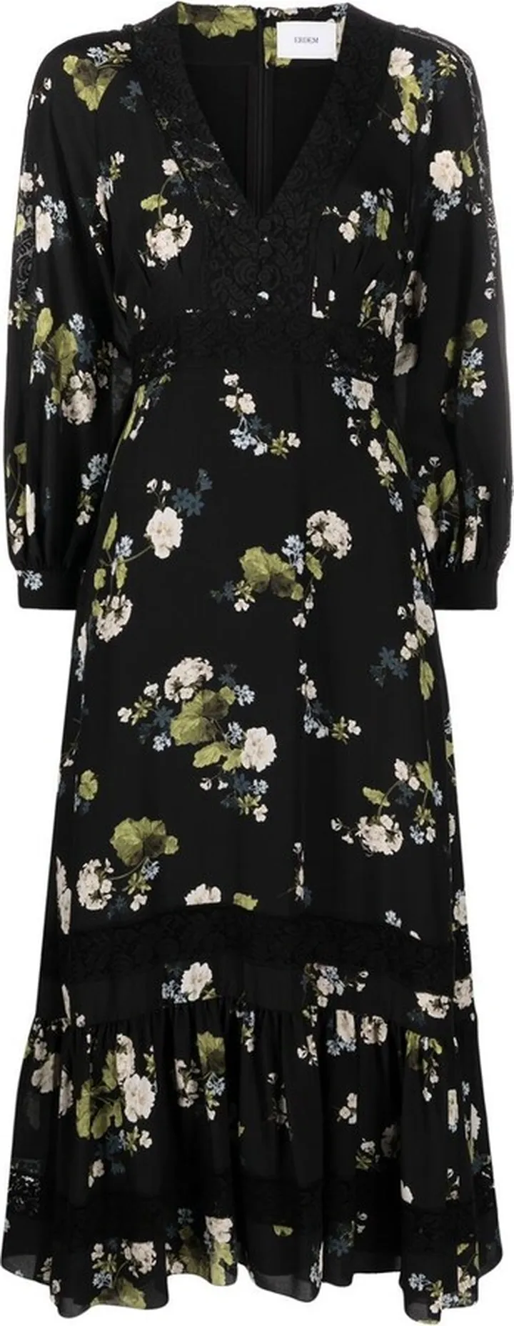 Magdalene floral-print midi dress