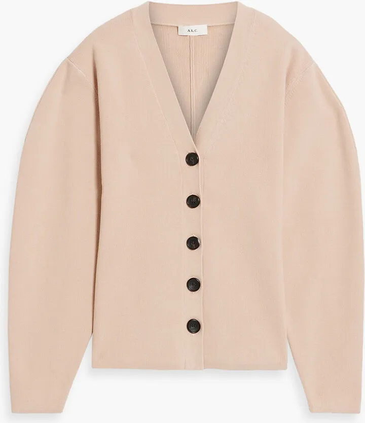 Nate stretch-knit cardigan