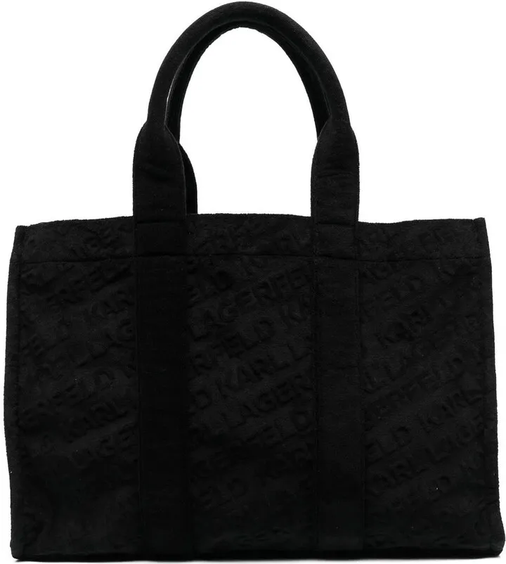 Logo-Patch Terry Beach Bag