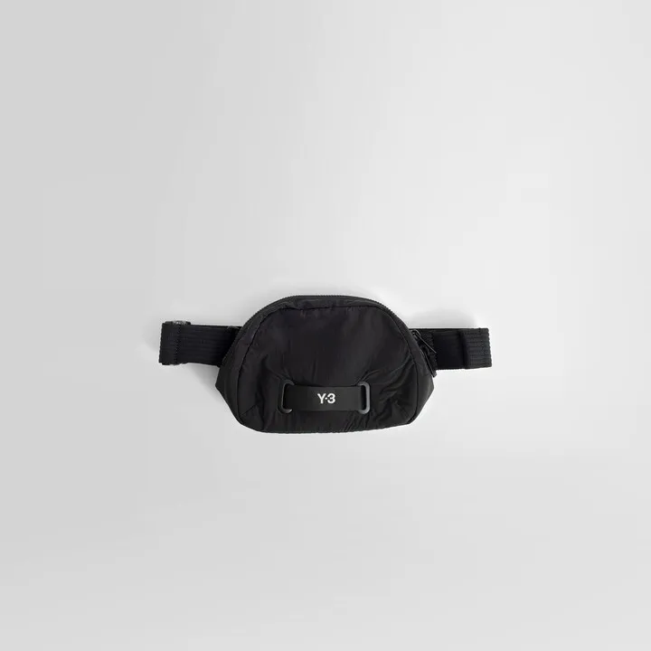 Y-3 Man Black Fanny Packs