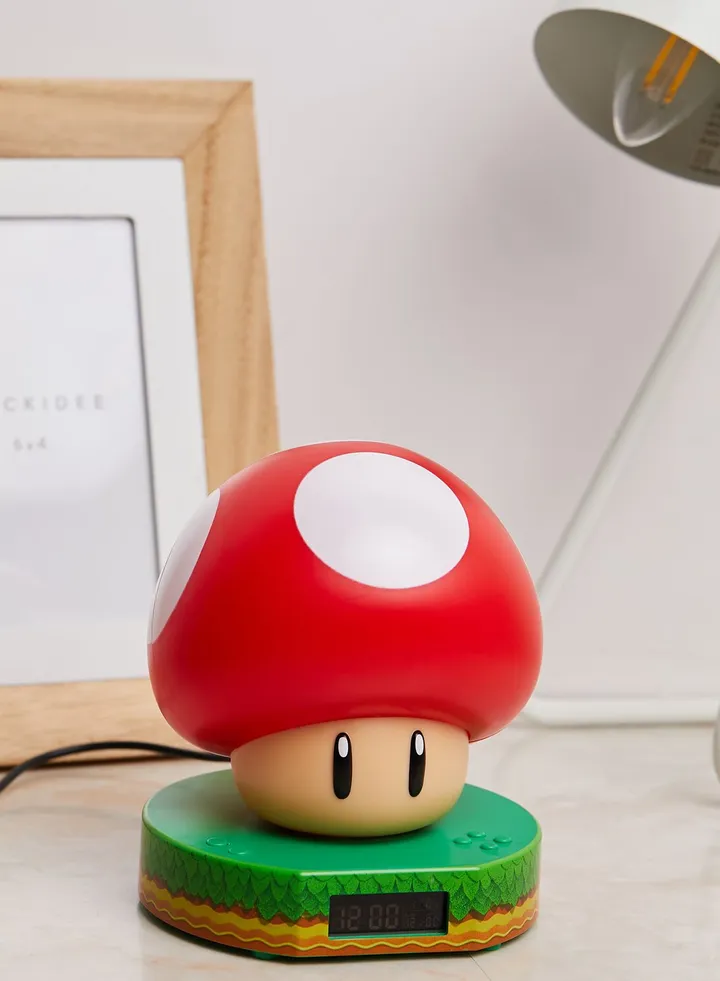 Super Mario Mushroom Digital Alarm Clock