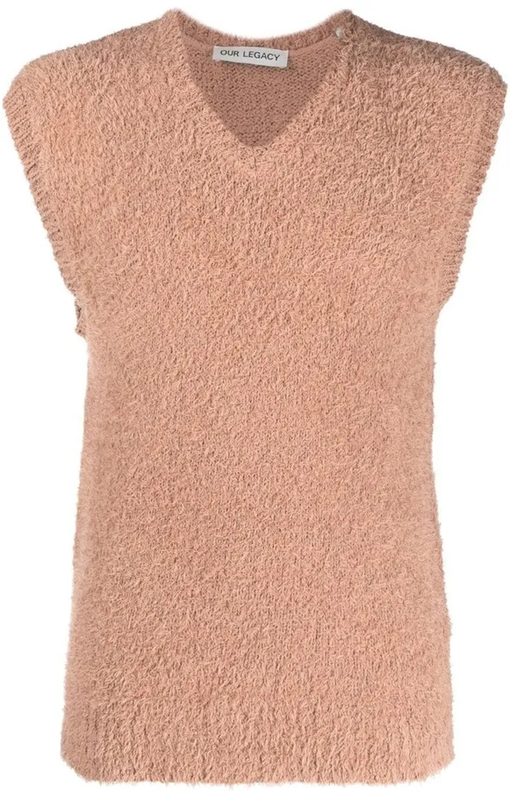 Textured-Knit Vest