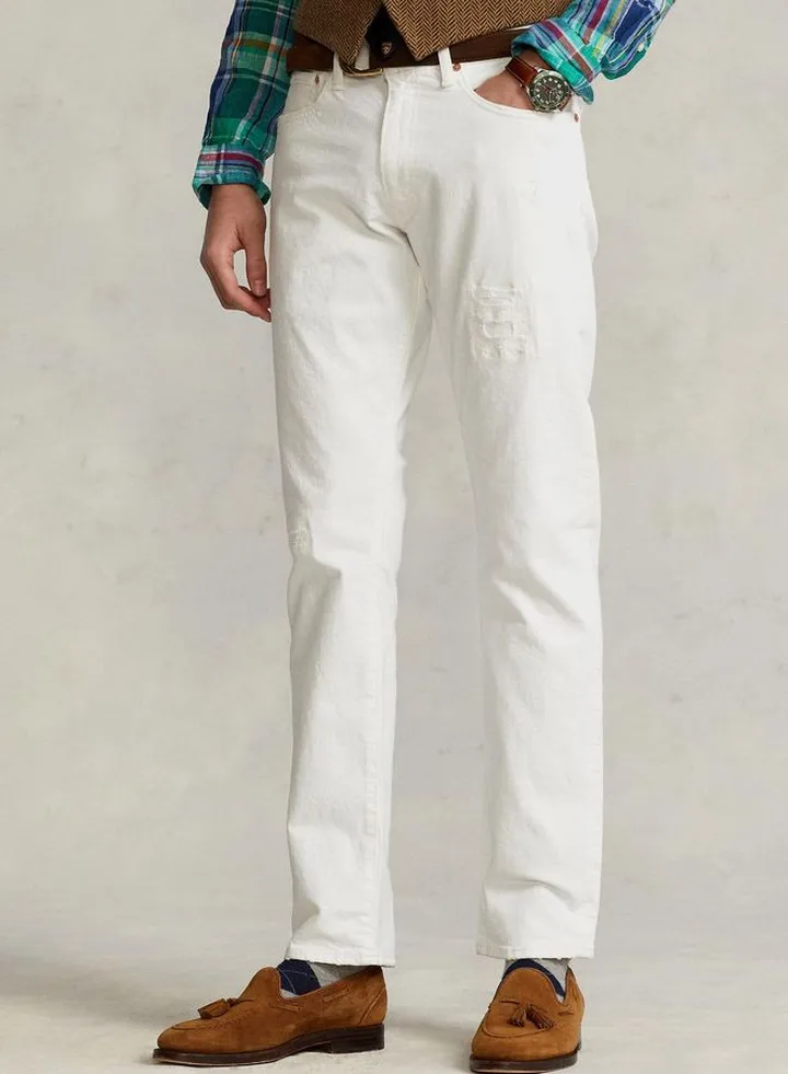 Light Wash Slim Fit Jeans