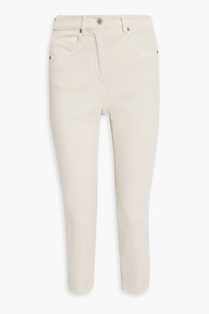 Bradford cotton-blend corduroy skinny pants