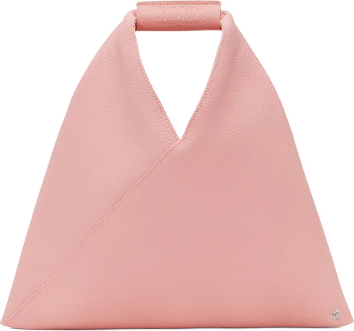 MM6 Maison Margiela Pink Mini Triangle Tote