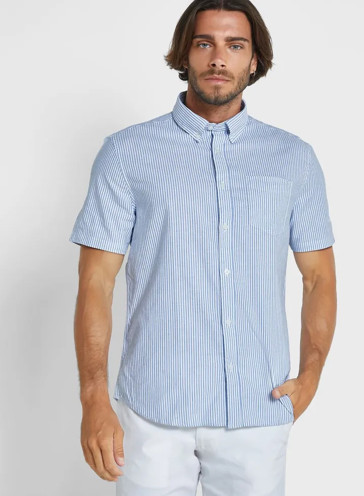 Oxford Striped Regular Fit Shirt