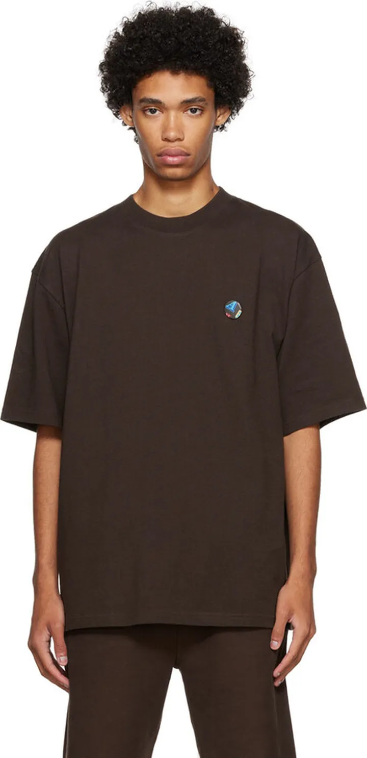 Axel Arigato Brown Acronym Monogram T-Shirt
