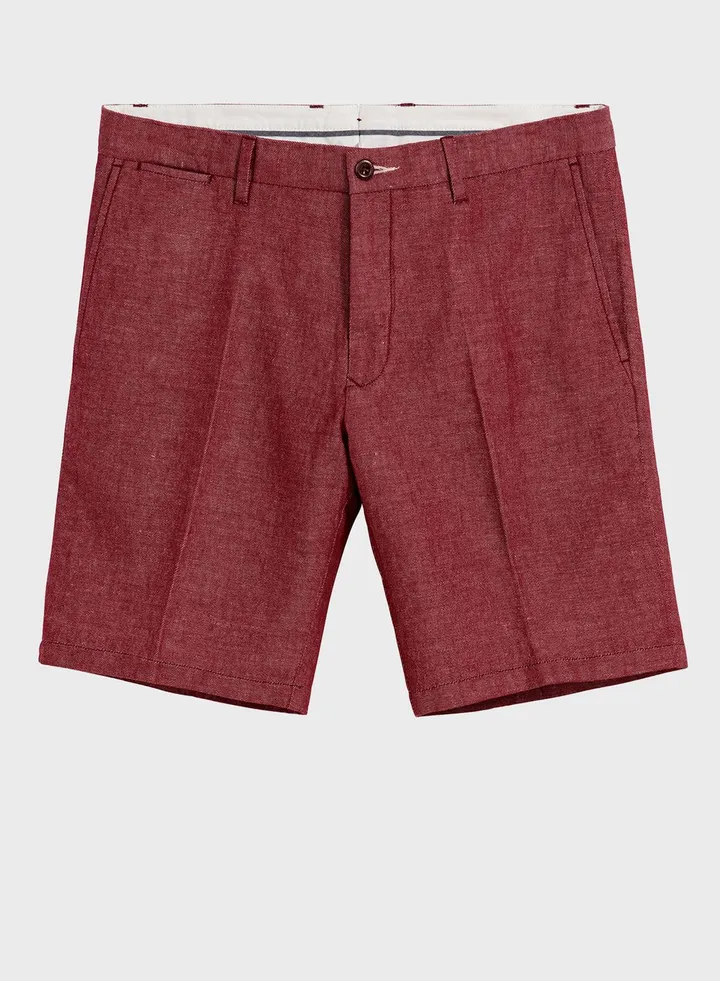 Chambray Shorts