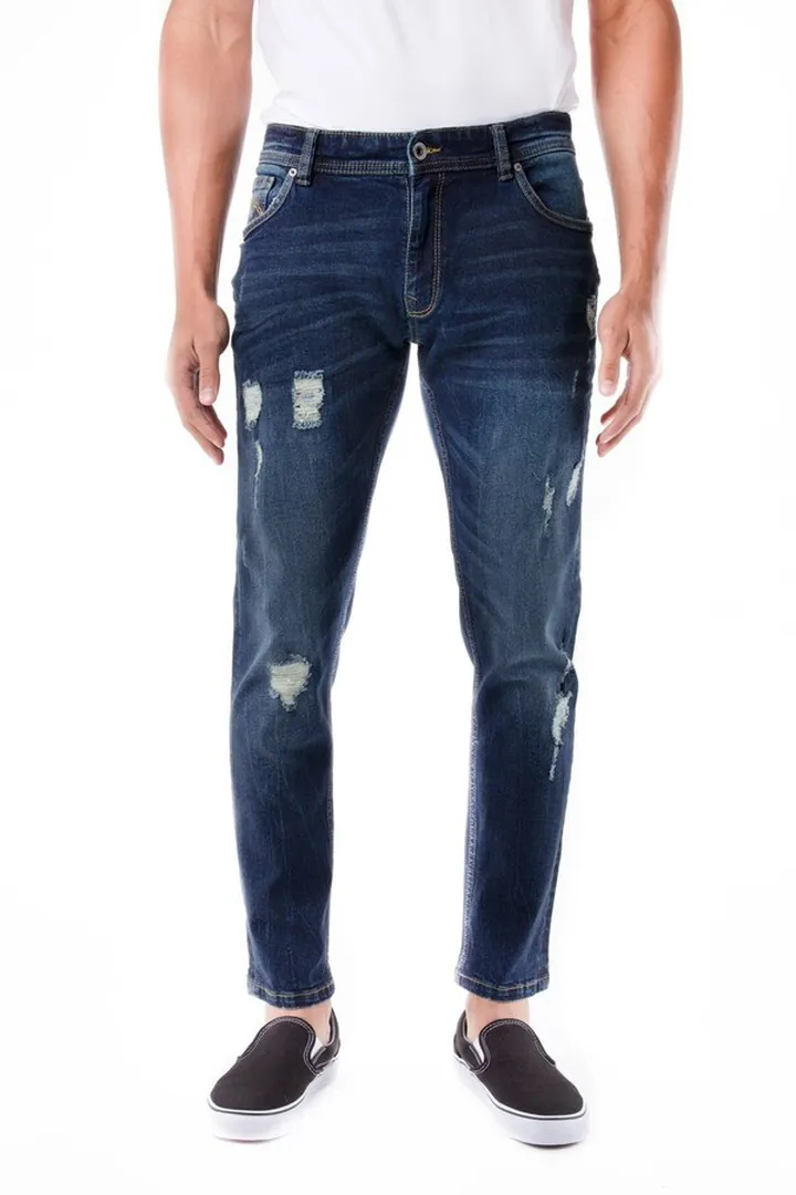 Skinny-Fit Stretch Five Pocket Jeans