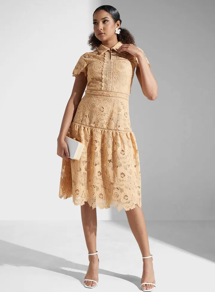 Mesh Knitted Dress