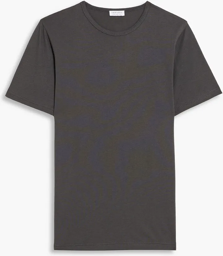 Cotton and modal-blend jersey T-shirt