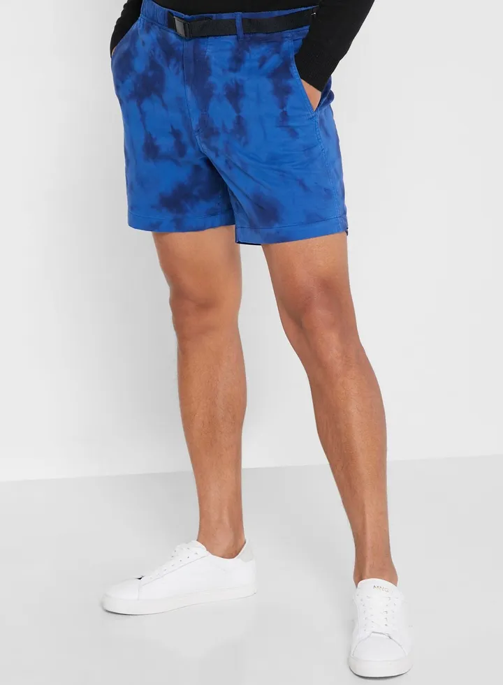 Tie Dye Cargo Shorts